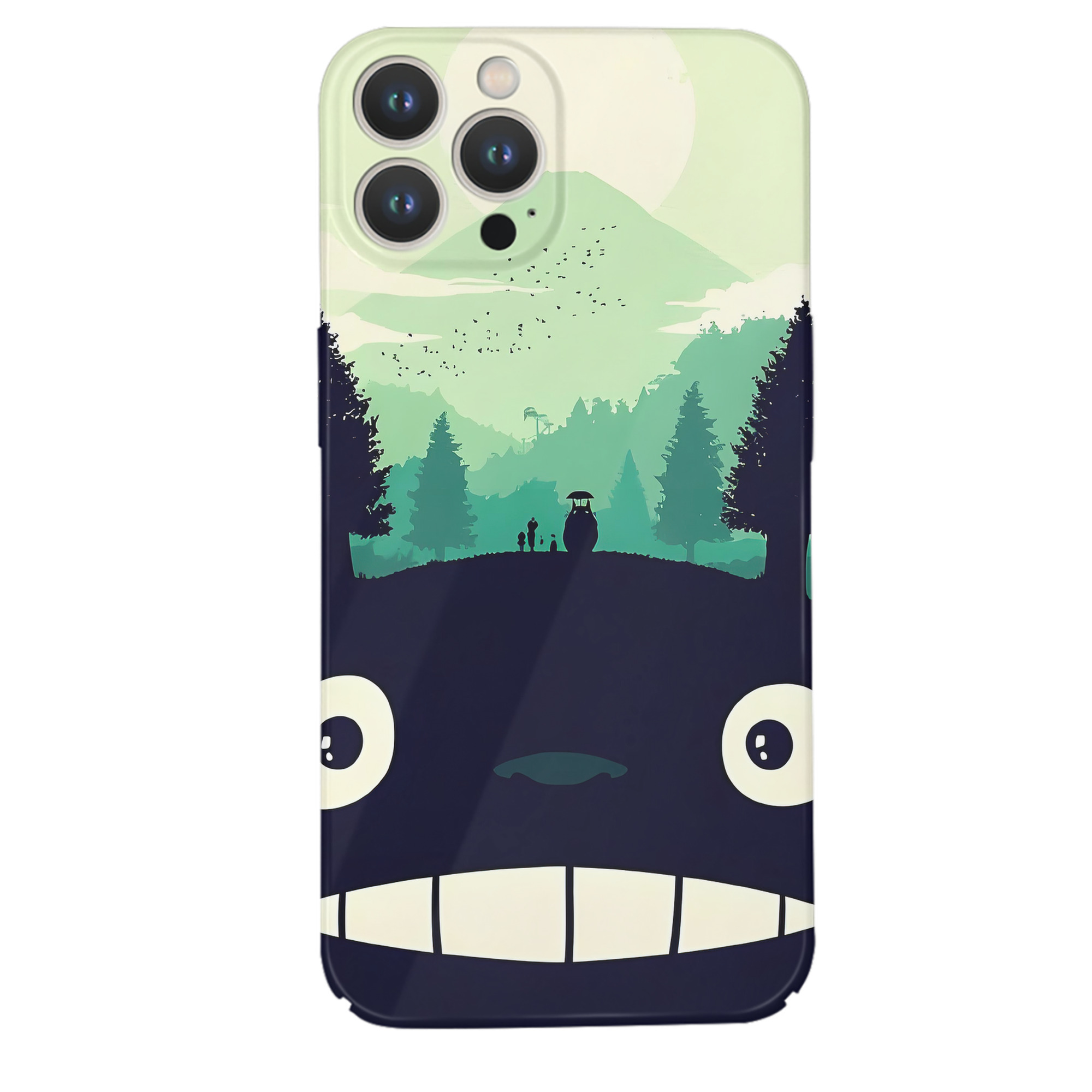 （画像用） となりのトトロ 草壁メイ 草壁サツキ My Neighbor Totoro Satsuki Kusakabe Mei Kusakabe 【iPhone 14シリーズ対応】ハードケース